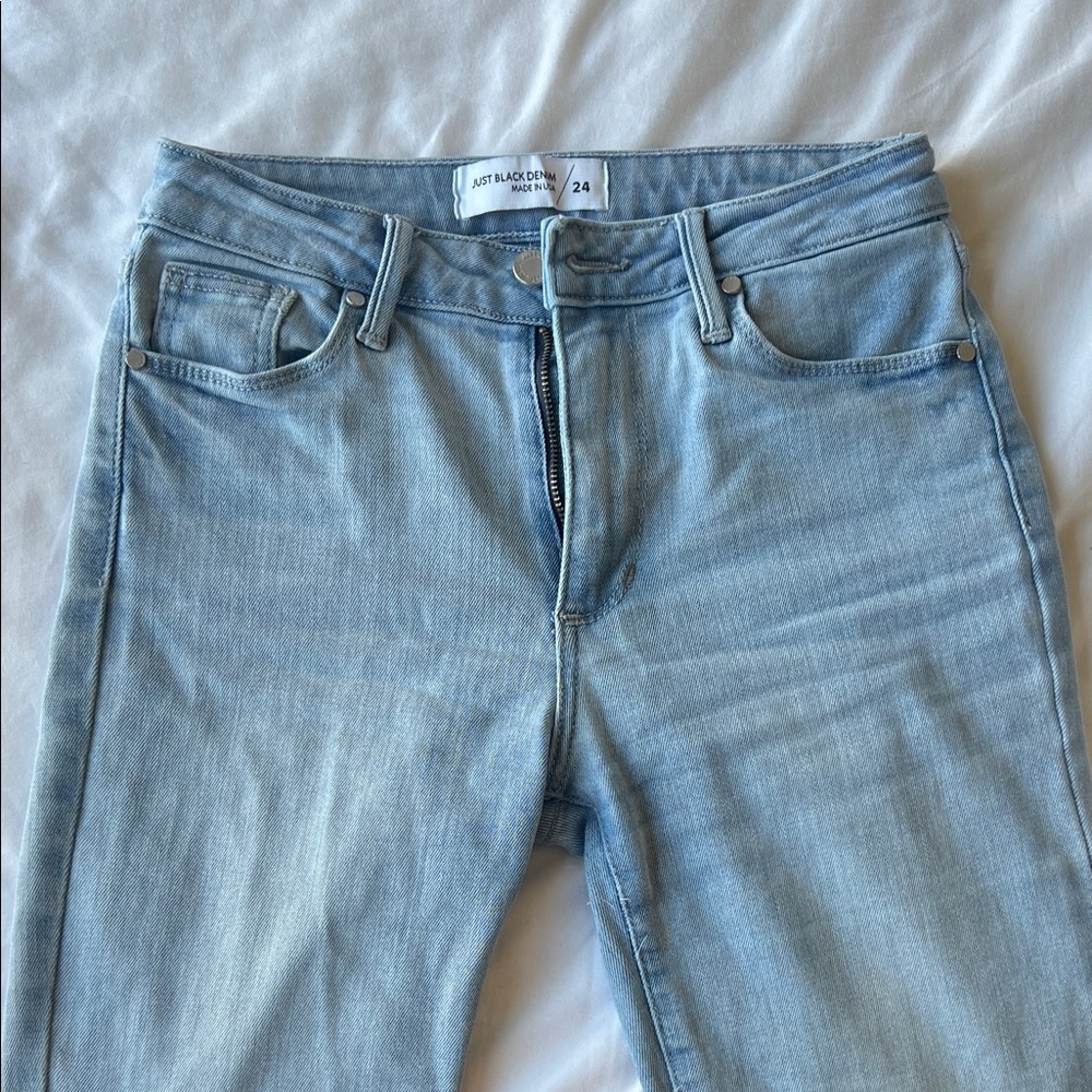 Just Black Light Wash Bootcut Jeans